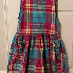 Vintage plaid summer dress